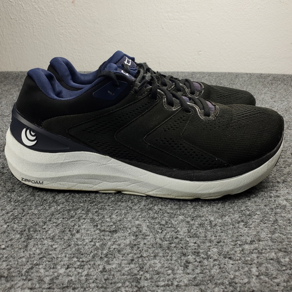 Topo Phantom 2 Womens 9.5 Running Shoes Athletic Sneakers Black Midnight